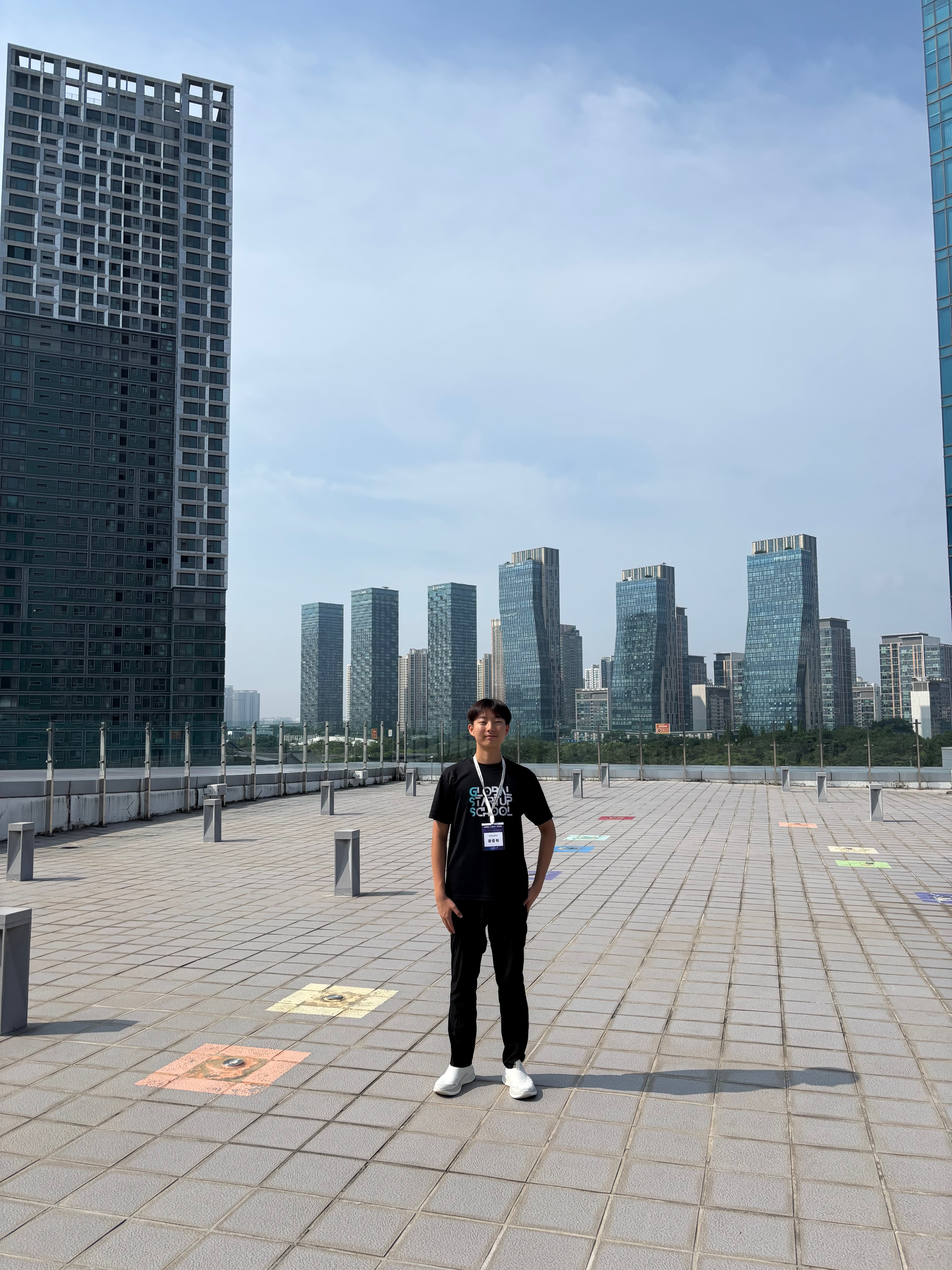 Looking over the Incheon skyline